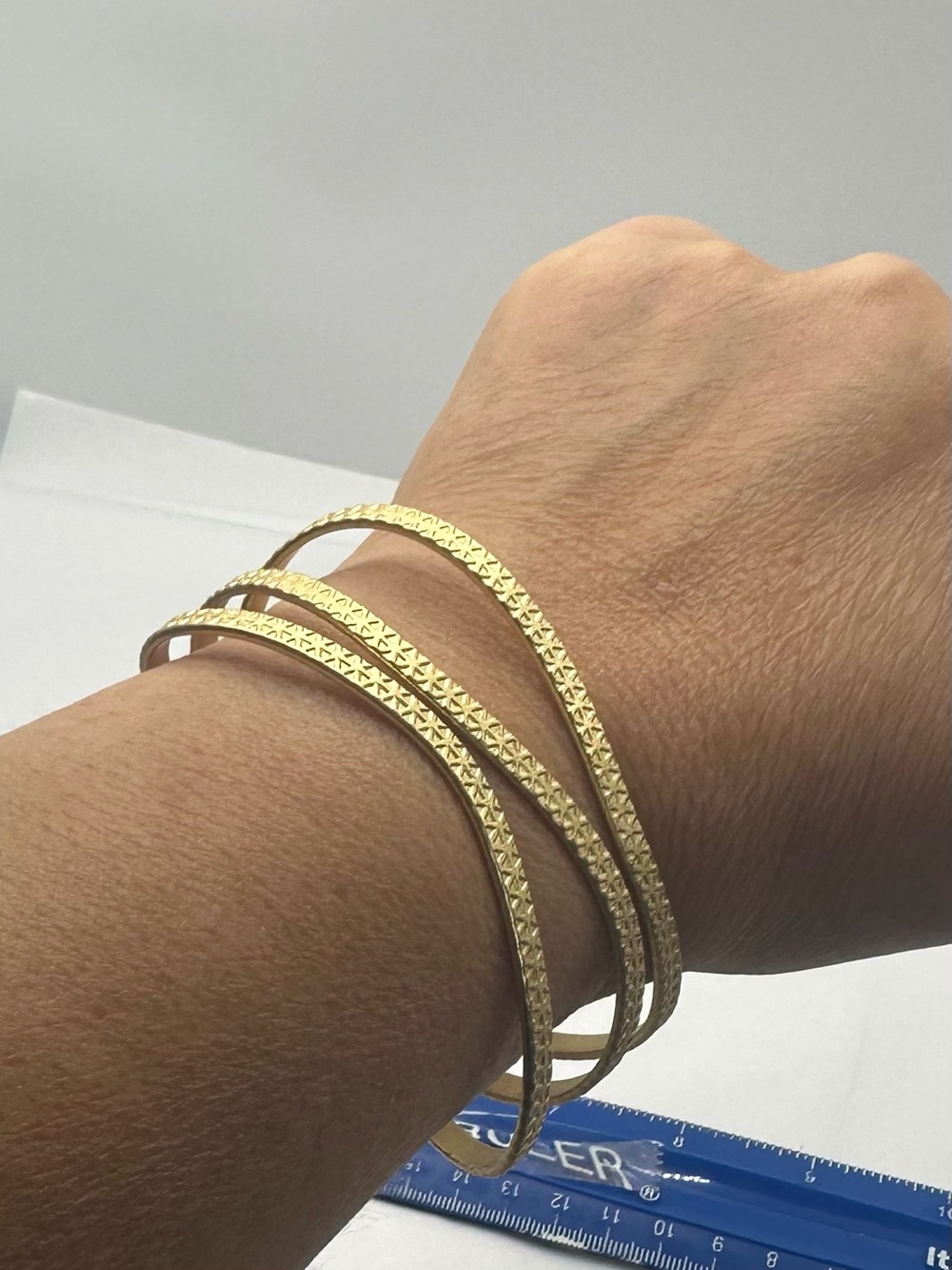 Lia Sophia “Trance” Gold Cuff Bracelet